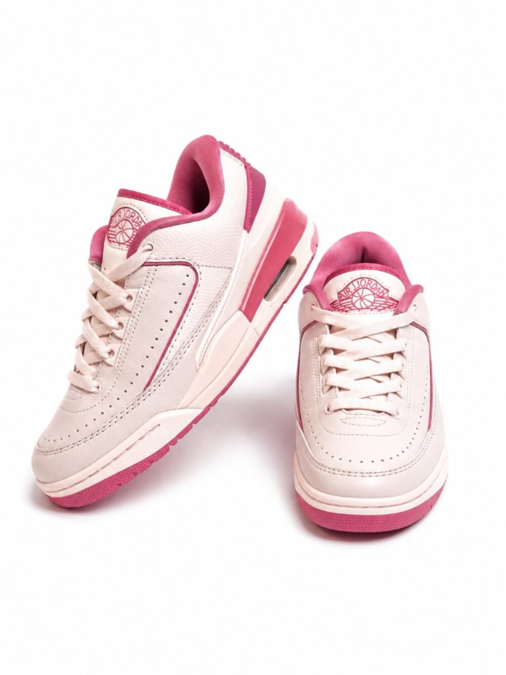 Nike Air Jordan 2/3 Washed Coral Pink Salt Women's Shoe Size 8 Leather Low